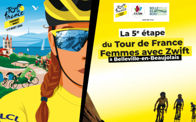 Le Tour de France Femmes avec Zwift arrive à Belleville-en-Beaujolais !