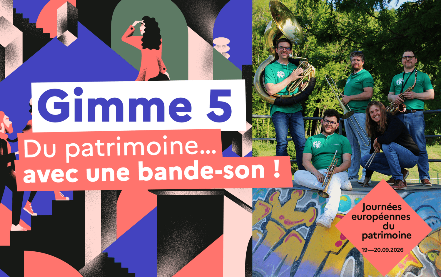 JEP 2026 – Gimme 5 : du patrimoine… avec une bande-son !