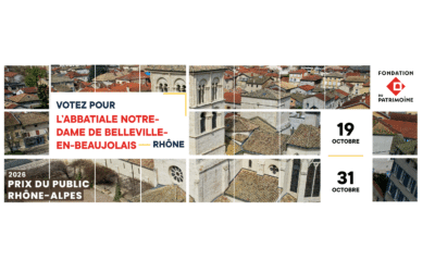 L’Abbatiale Notre-Dame de Belleville-en-Beaujolais en lice pour le Prix du Public Rhône-Alpes 2026